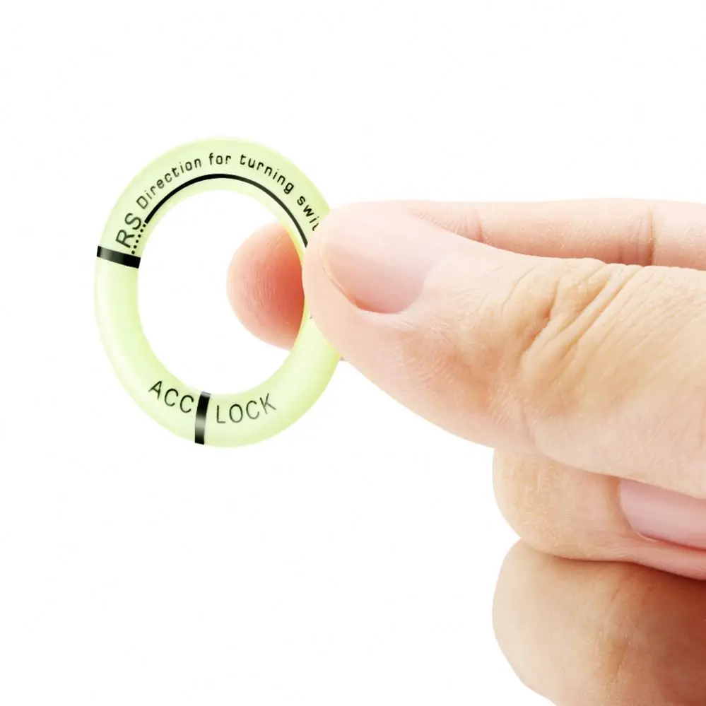 Car Key Ring Sticker Luminous Ignition Switch Cover for lada niva kalina priora granta largus vaz samara 2110 GAZ Gazelle