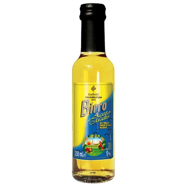 High Quality Italian Traditional Malt Vinegar Acidity 5%