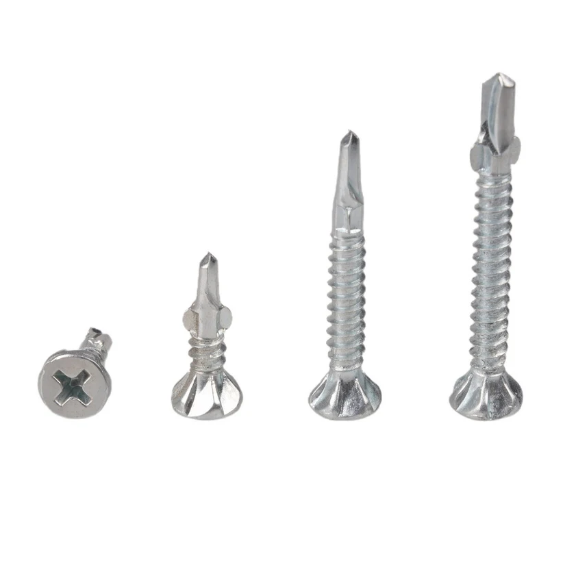 High Quality Cement Board Use Non-slip Countersunk Head Self Drilling Screws With Ears Or With Wing