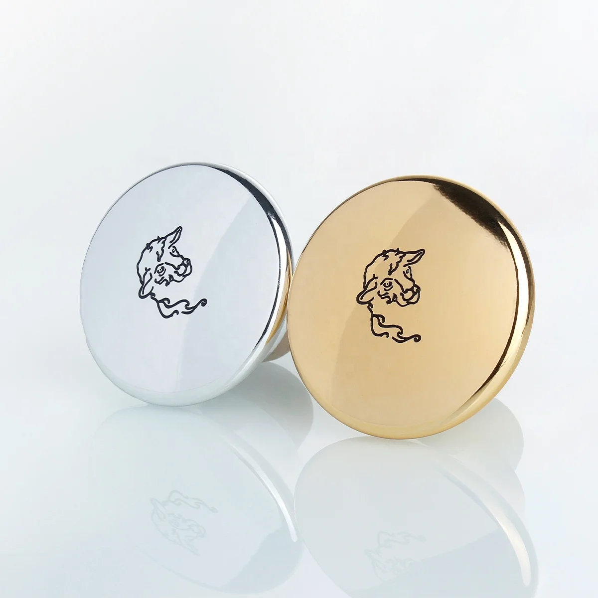 Custom Electroplating Stopper  Bar Top Cap T Shape Cork Liquor Whisky Wine Spirit Bottle Stopper with Logo