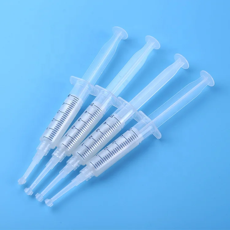 4.5ml baking soda teeth whitening gel syringe, non peroxide teeth whitening gel