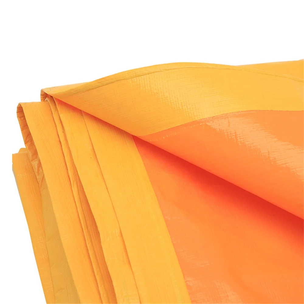Factory Supply Recycled PE Plastic Woven Tarpaulin Fabric in Standard Size PP