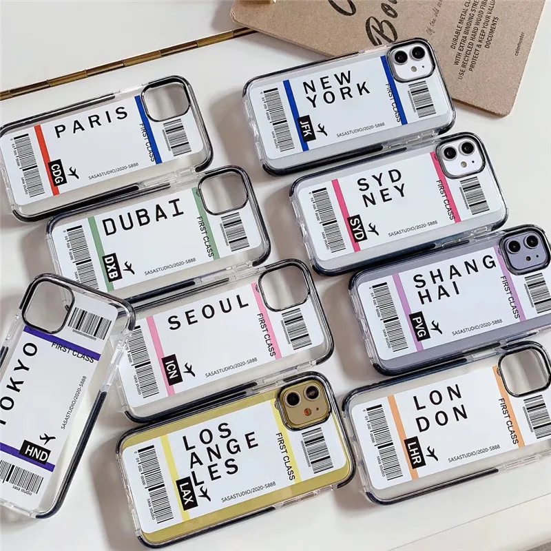 Чехол для Телефона iPhone 12 Mini 11 Pro 7 8 X XR XS Max, противоударный чехол из ТПУ с защитой от ударов