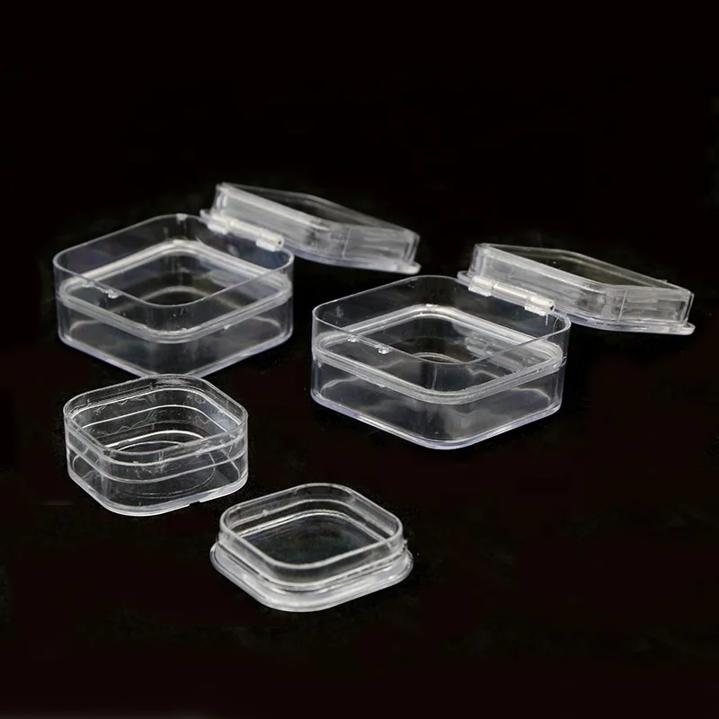 Transparent Plastic Crown Case with Film, Plastic Mold Fixed Portable Denture Prosthesis Dental Film Case