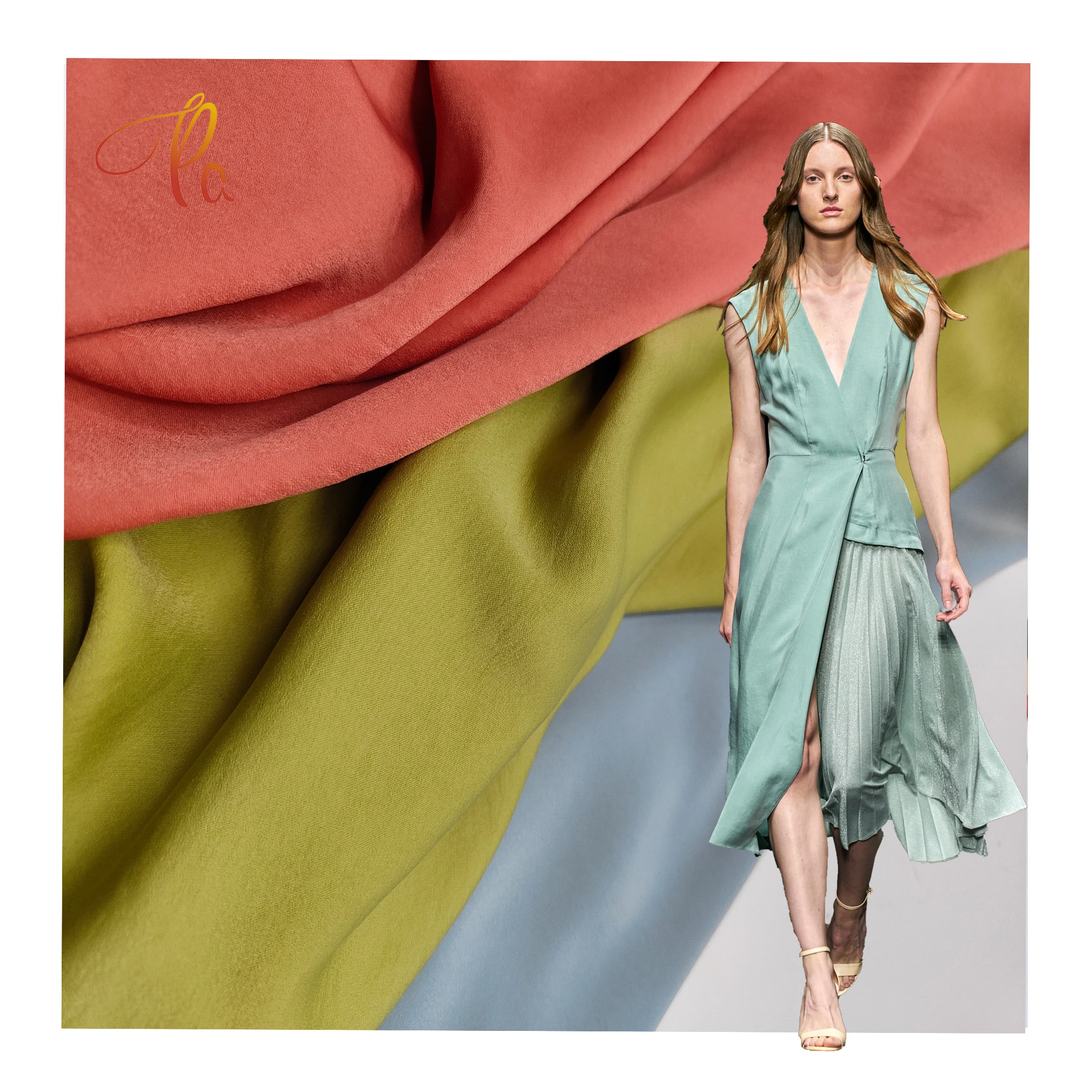 Professional Manufacture Satin Fabric Pure Chiffon Cheap Fabric 100% Polyester Satin Fabric For dress