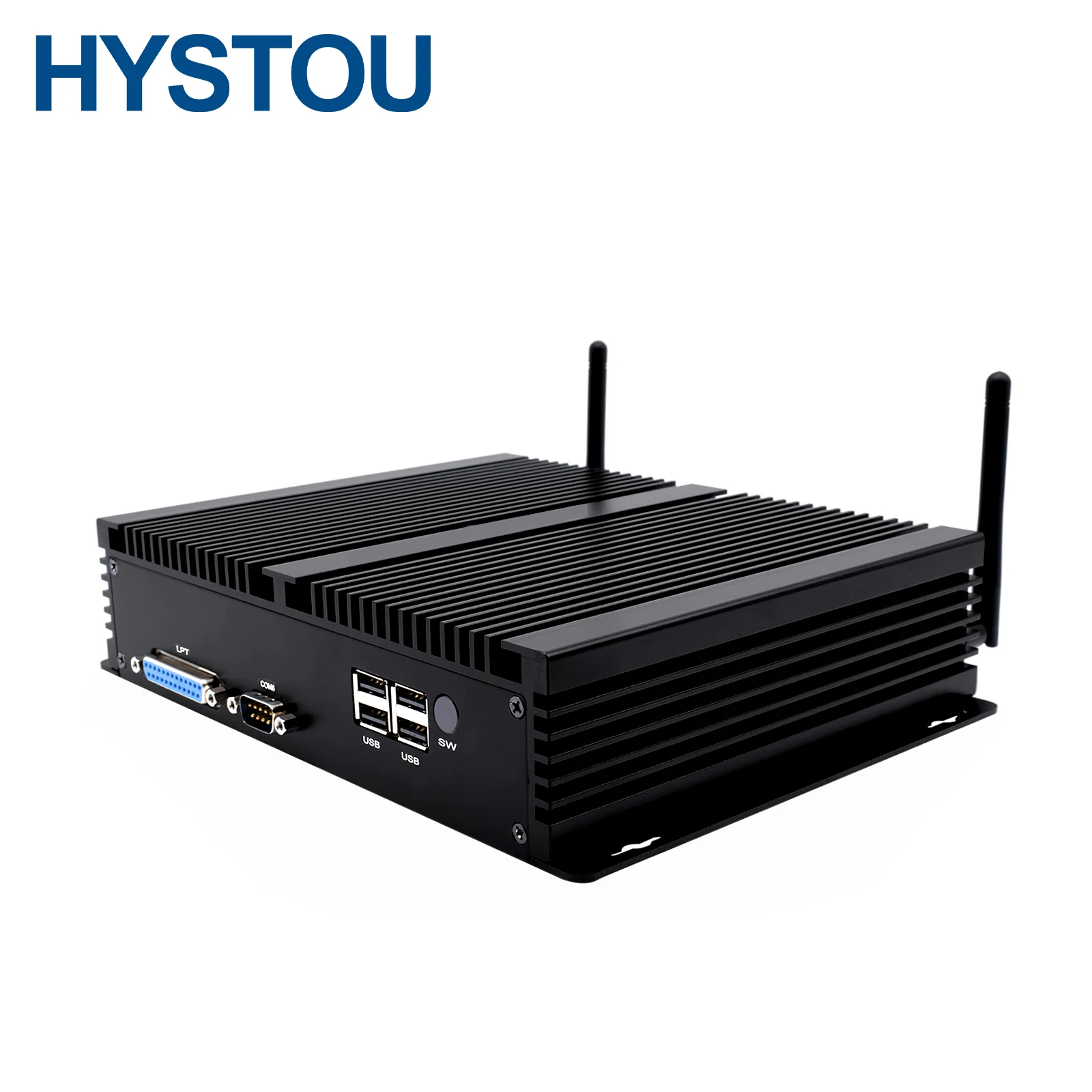 HYSTOU OEM Brand In-tel Core I5 8250U Mini Computer Win11 Quad Core  Dual LAN WiFi Linux Small Size Fanless Industrial Mini Pcs