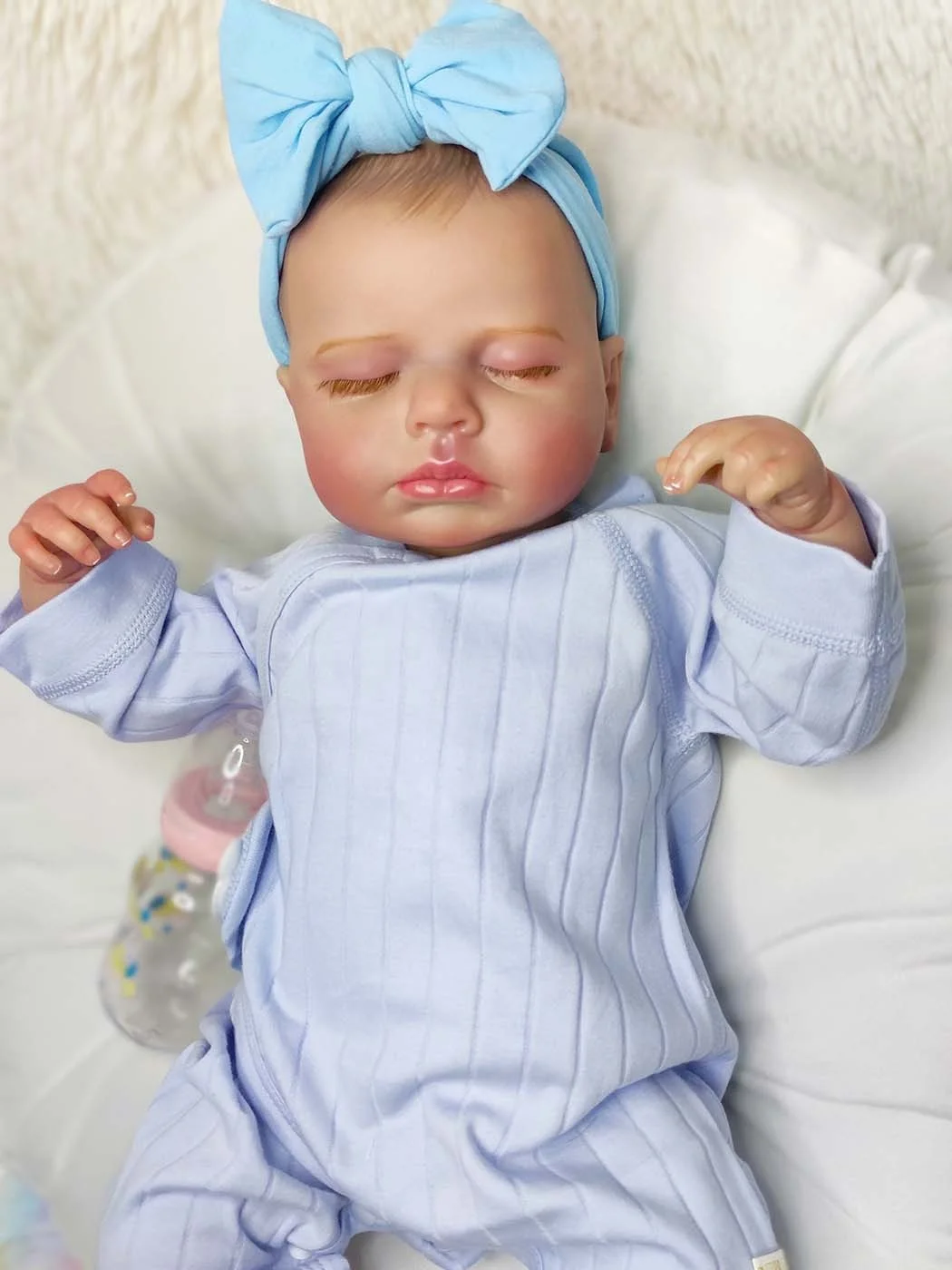 Popular Fashion Educational 20Inch Cotton Newborn Bebe Baby Doll For Kids Reborn 50Cm Silicone Baby Emulated Doll