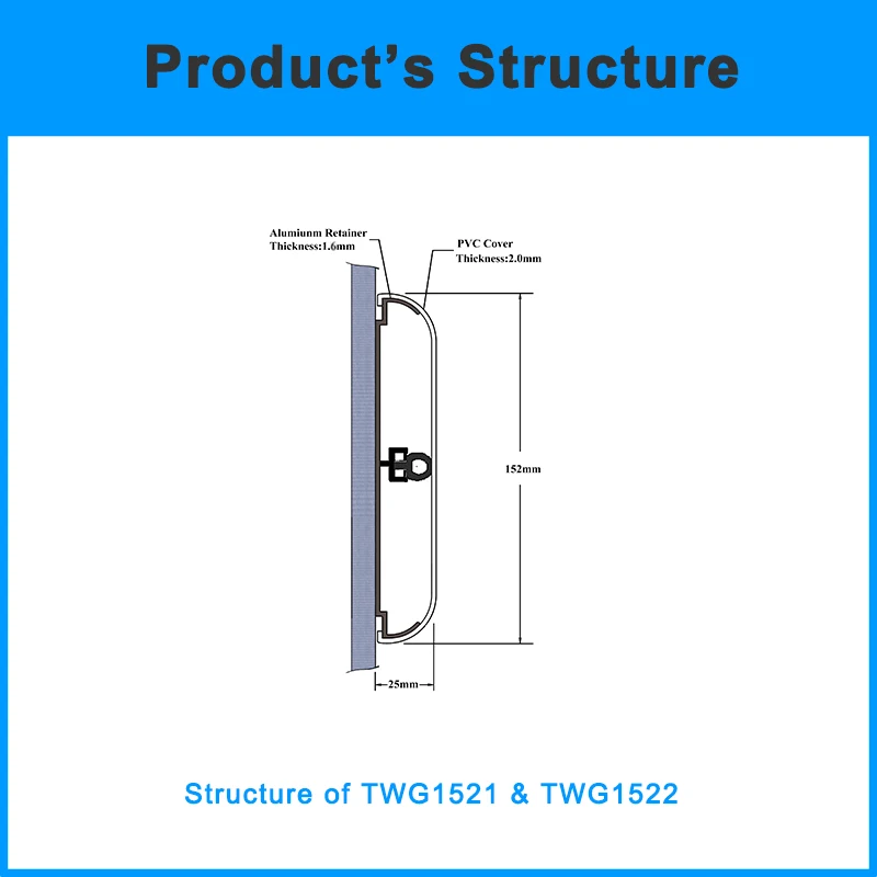 Top quality Unique design Good-material hospital PVC wall bumper guard heavy duty crash rail for porch