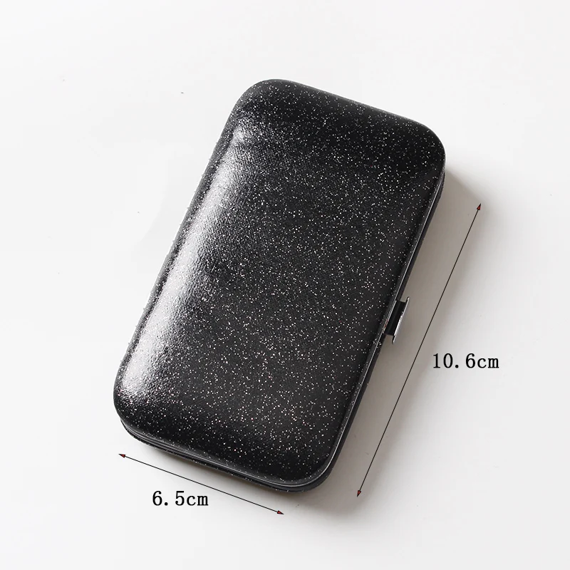 Display gift box packing 4pcs nail care kits bling manicure set