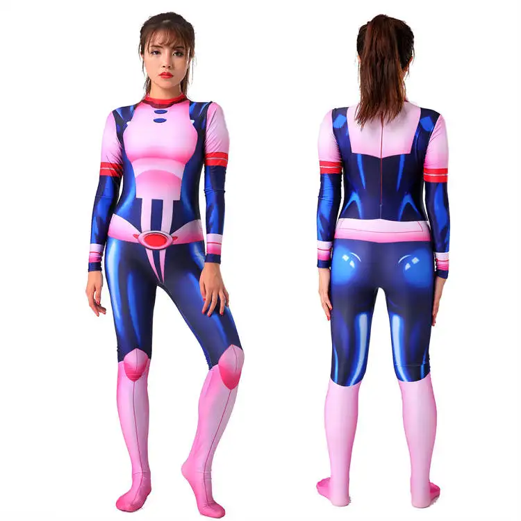 Anime My Hero Academia Cosplay OCHACO URARAKA One-piece tights Cosplay Costume