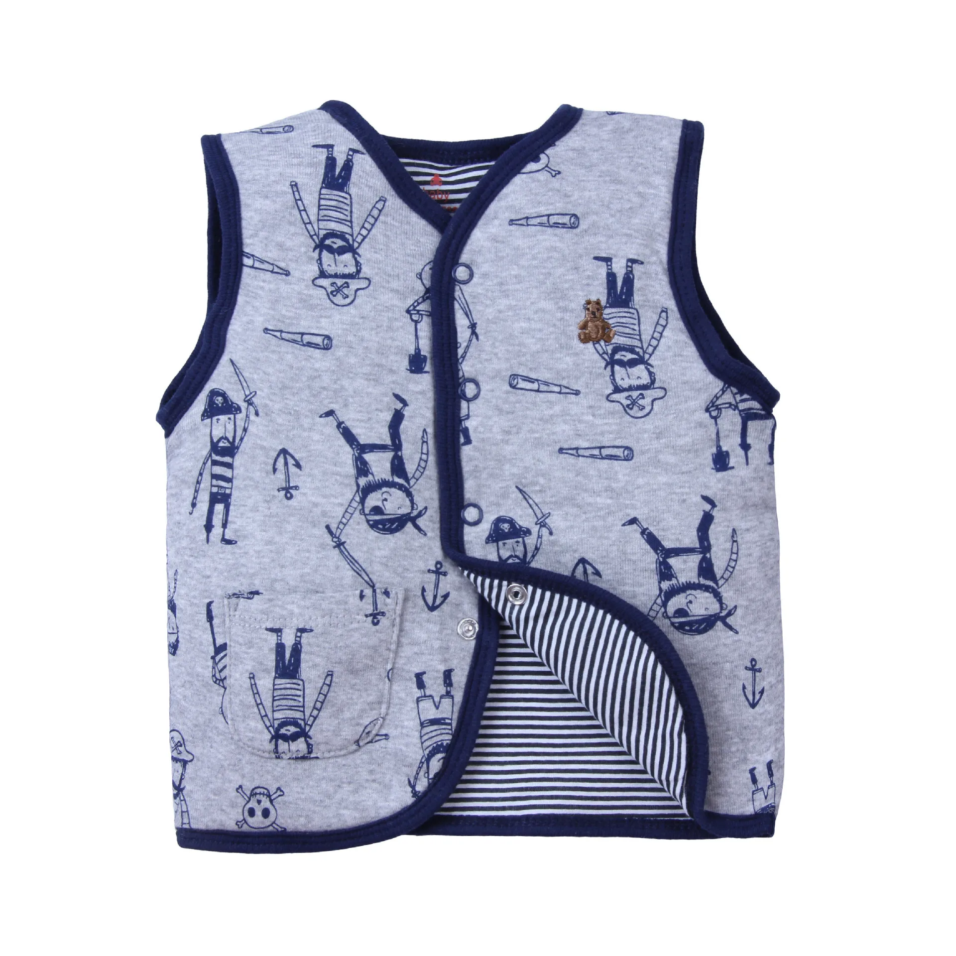 
Children Vest Outerwear Boy And Girl Winter Warm Down Coat Plus Thick Sleeveless Baby Winter Clothes 