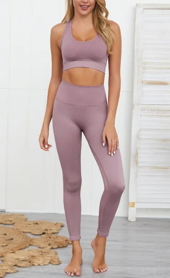 Лидер продаж, Новый Бесшовный высокоэластичный спортивный жилет, комплект для йоги