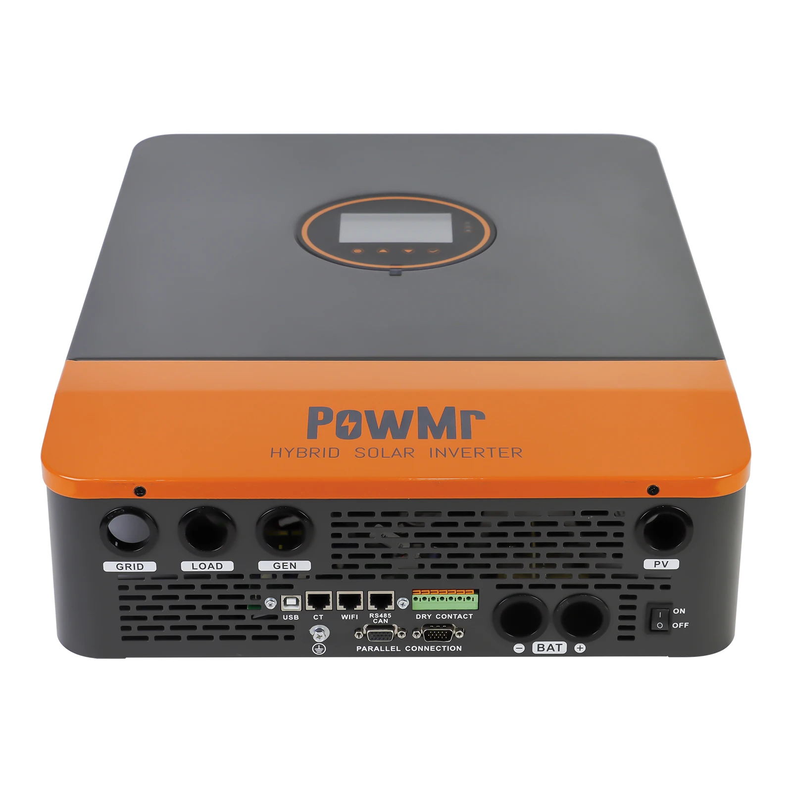 PowMr 6.5KW 48V Solar Inverter 120/240Vac Single/split Phase Support Parallel MPPT Hybrid Solar Inverter