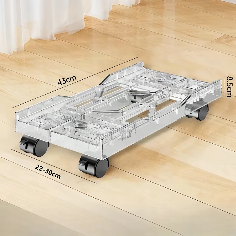 CPU Holder Under Desk Adjustable Computer Tower Stand 9 to 11.8 inch Wide Mobile PC Stand for Most Towers