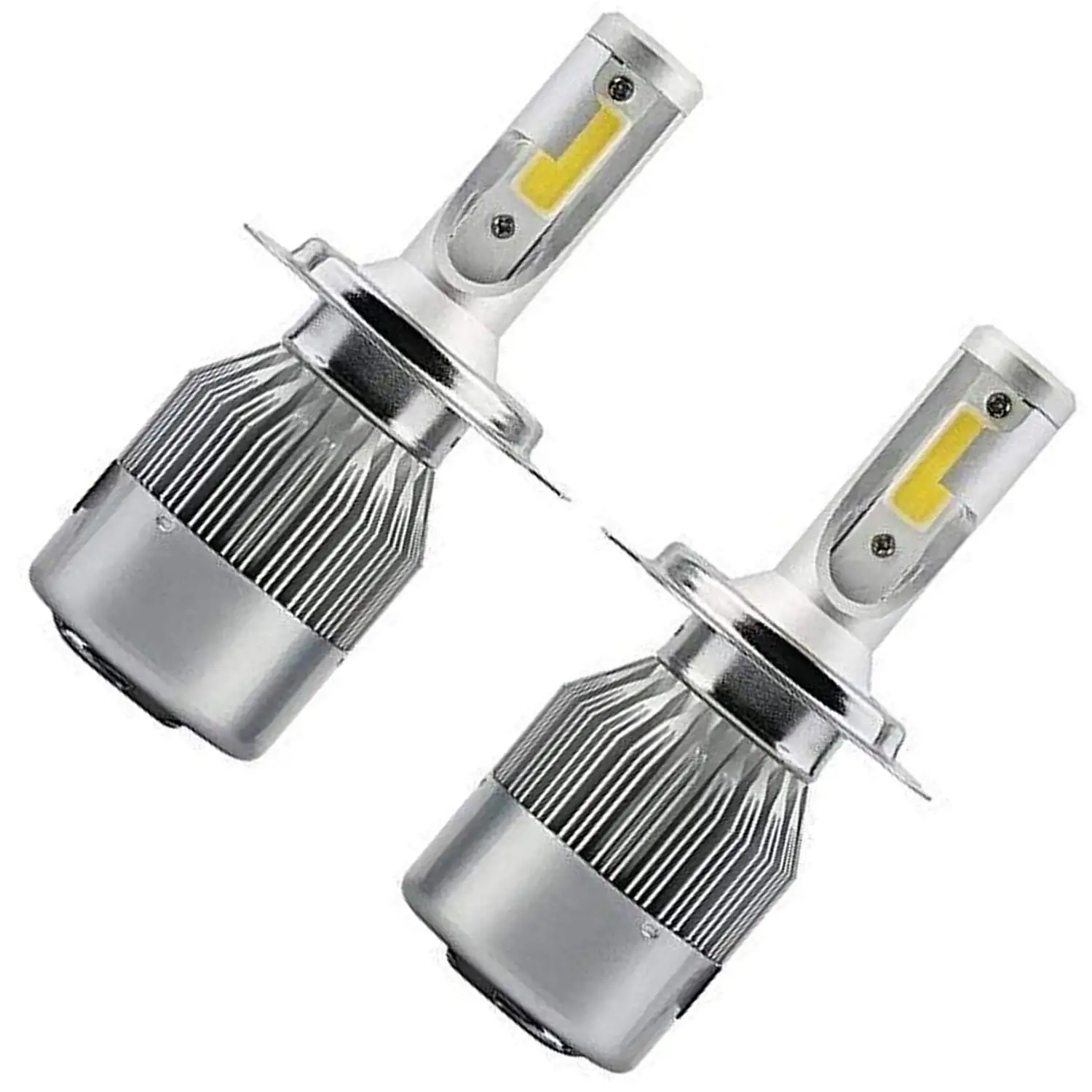 Auto Led Headlight 6000K H4 9005 9007 H7 H3 H1 COB C6 72W 36w Car Led Headlight bulb