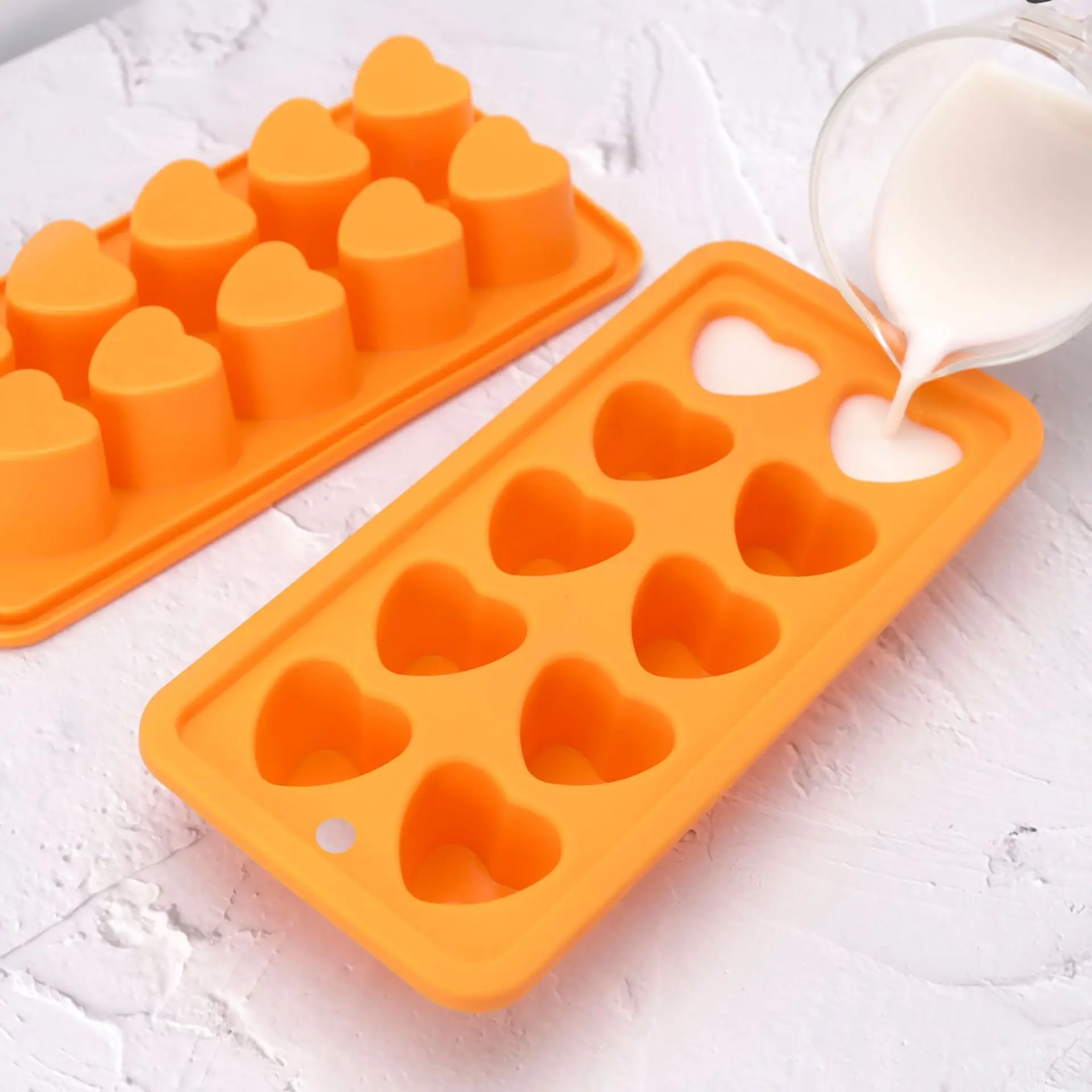 Amazon Best Seller Heart Type Star Utensils Ice Molds Kitchen Products Ice Tray Kitchen Tabletop Silicone Ice Cube Tray