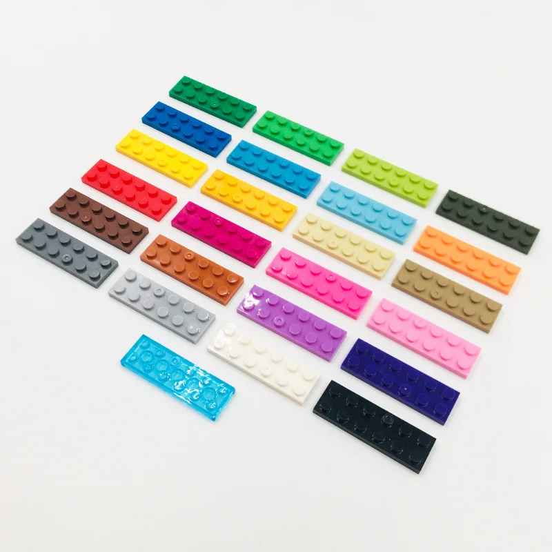NO.3795 2 x 6  Plate  DIY Educational Assembling Plastic  Mini Building Block STEM Toys(100g/bag)about 58 Pieces for Legoing