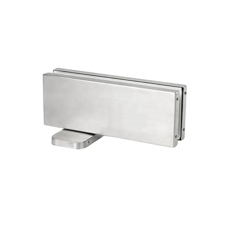 SS304 Hydraulic Patch Hole Spring Floor Concealed No Digging Floor Hinge Two Way Glass Door Closer with Hold Open