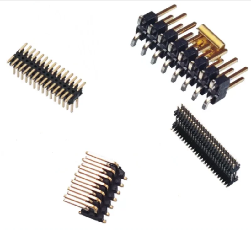 H2.0  Dual Plastic Single Row Right angle Type  Pin Header 2.0 Pin Header