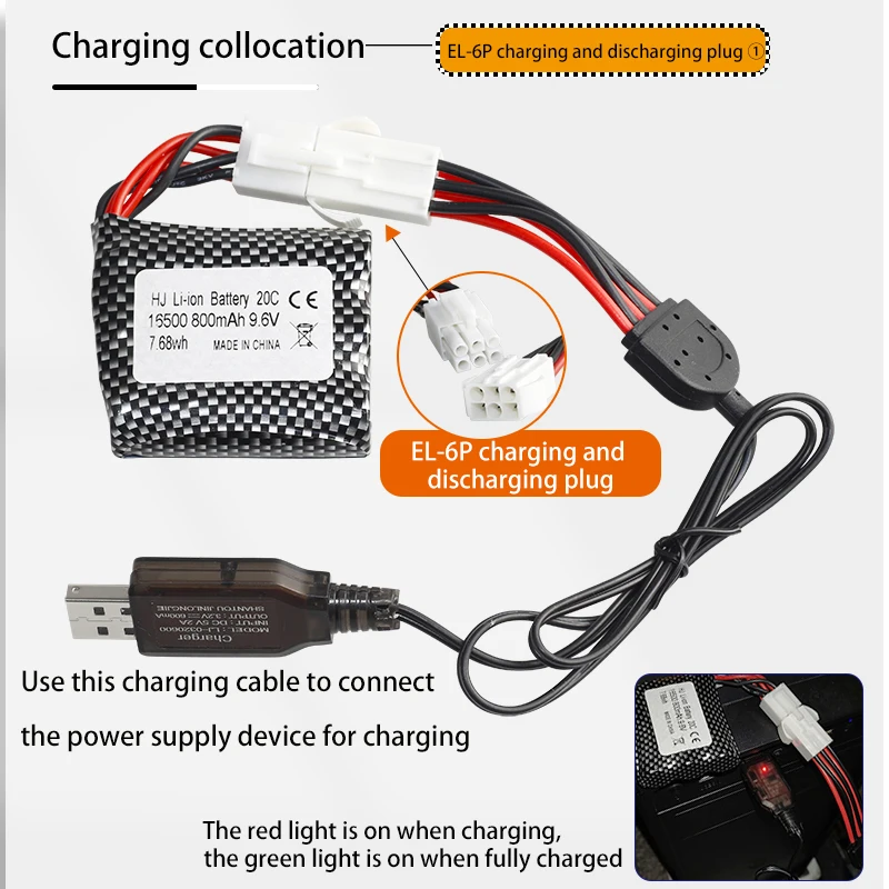 Factory 800mAh 9.6V rechargeable car toy model remote control lithium ion pack battery electric vehicle