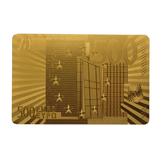 High Quality 24K Gold Magic Playing Card Plastic Casino Poker Card Custom Board Game Wholesale Waterproof with Leather Box