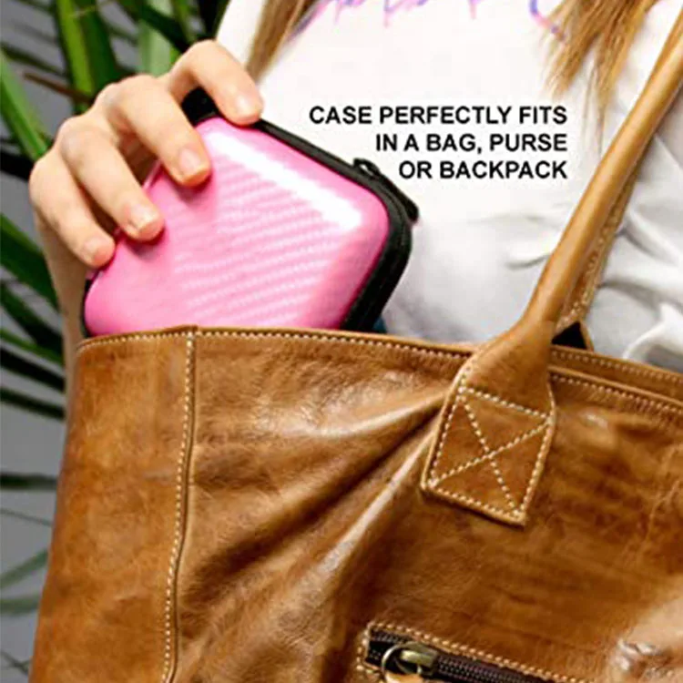 Hard Shell Waterproof EVA Leather Carring Case for Earphone/Earbud