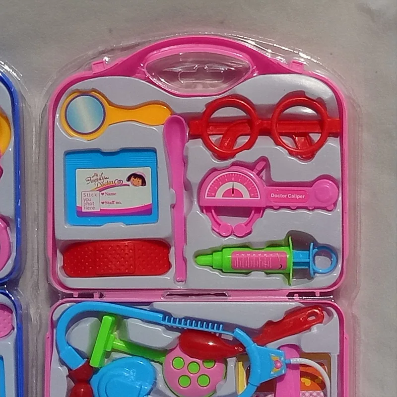Игрушки для детей, девочка, мальчик, дети, ролевые игры, докторские игрушки, красный медицинский набор, стоматологический медицинский бокс, наборы, тканевый пакет, упаковочные игры