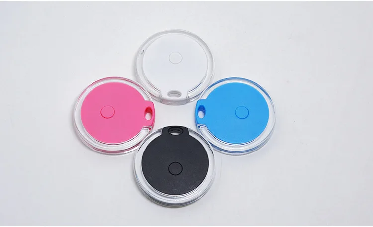 Wholesale keychain smart alarm mobile phone two-way object tracking locator round anti-lost device