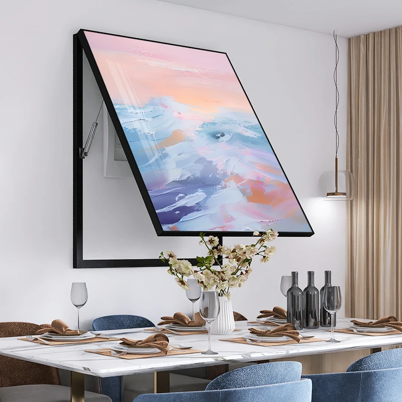 Modern seascape painting wall art decor for Electric Meter Box Decor Power Switch Hide Cover Wall Poster Home Decoration