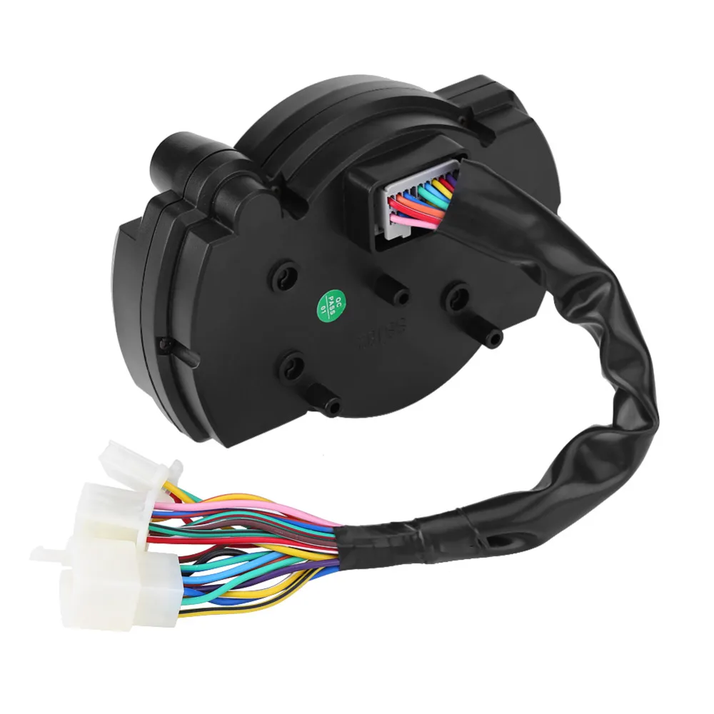 Motorcycle Digital Light LCD Speedometer Odometer Tachometer W/ Speed Sensor 7 color display oil level meter Modern Universal