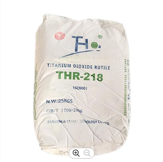 China Titanium Dioxide rutile food grade R216 THR218 manufacturer pigment titanium dioxide 25kg price per ton raw material