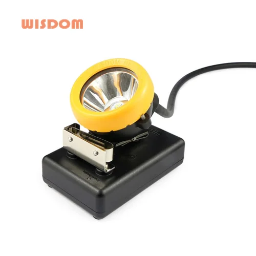Brightest LED headlamp 16000LUX 6.6AH Li-ion battery coal mine safety equipment WISDOM KL5M headlight