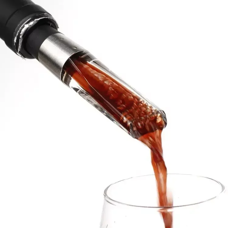 Premium Wine Aerator Pourer,  Aerating Spout and Decanter,  No Drip and No Spill , Improve Taste and Smell Immediately