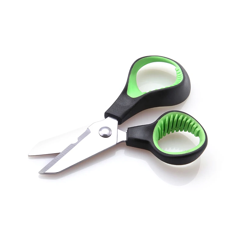 
High Quality Outdoor Fishing Scissors with Non-slip PP+TPR Handle 