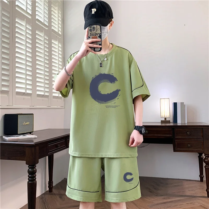 2024 Summer Trapstar T-Shirts Vintage Shorts Set High Quality Embroidered 2.0 Chenille Decoded Decoded Ice Flavours Men Women