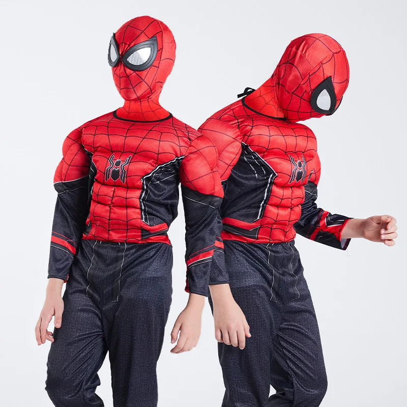 Spider-Man Expedition Kids Superhero Muscle Costume Halloween Cosplay Costumes For