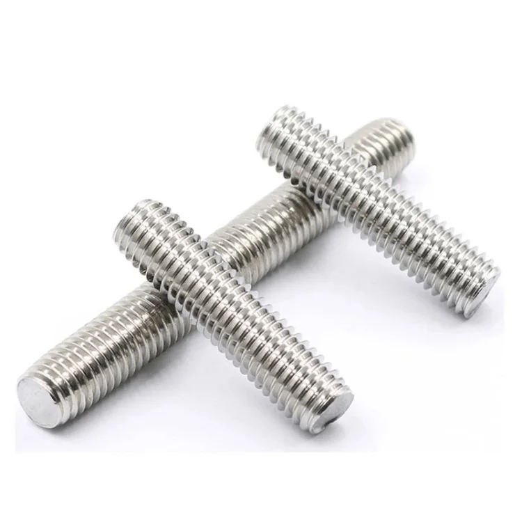 Fully Threaded Rod with Hex Nuts for Beaded Garden Stake Rods