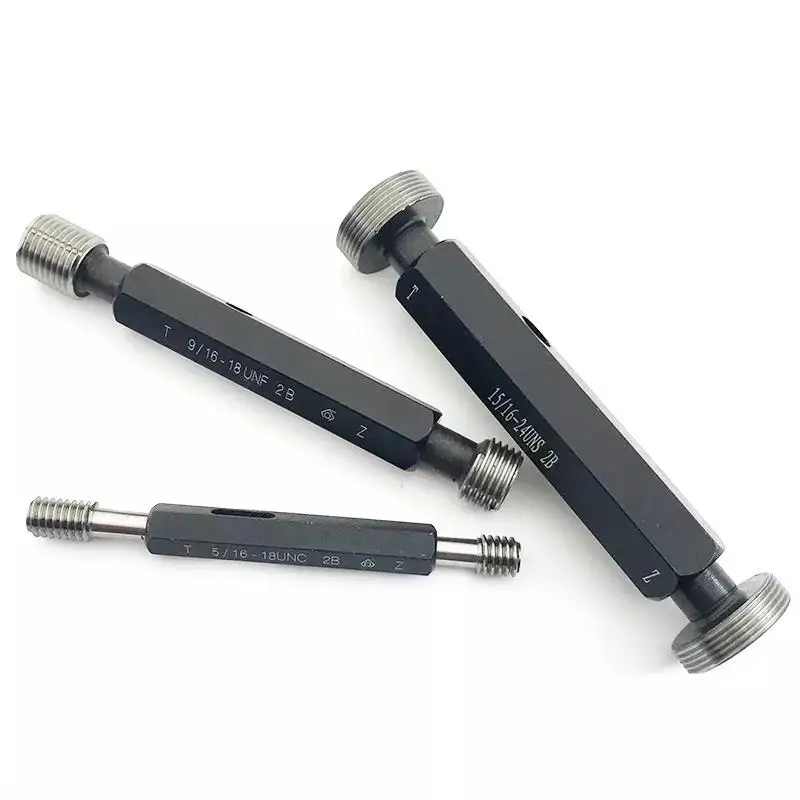 Un Screw Thread Gages Gcr15 Calibrate Go Nogo Unc Unf Uncf 1/4-12 Inch Thread Plug Gauge