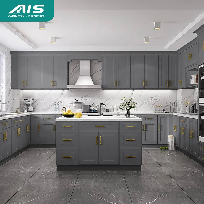 Grey Kitchen Cabinets Modern Kitchen for House Maximize Space and Improve Functionality Integrated Kitchen Cabinets