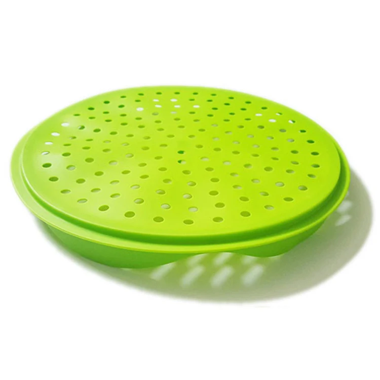 custom silicone kitchen products Vegetable Draining Plate Organic multifunctional Food Grade Silicone Fruit Chip Drying Board