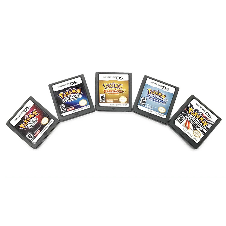 Ретро-ностальгии для SoulSilver HeartGold платины Pokemon игральные карты для Nintendo DS NDS NDSL 3DS 3dsll