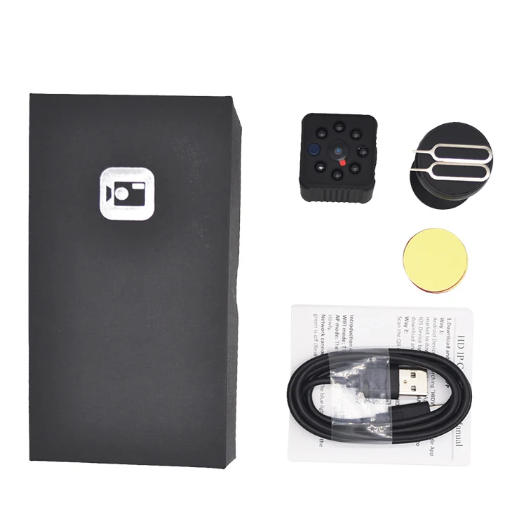 
Mini Square Circular Video Mobile Phone Remote Live Streaming Hidden Spy Camera that Support WiFi 