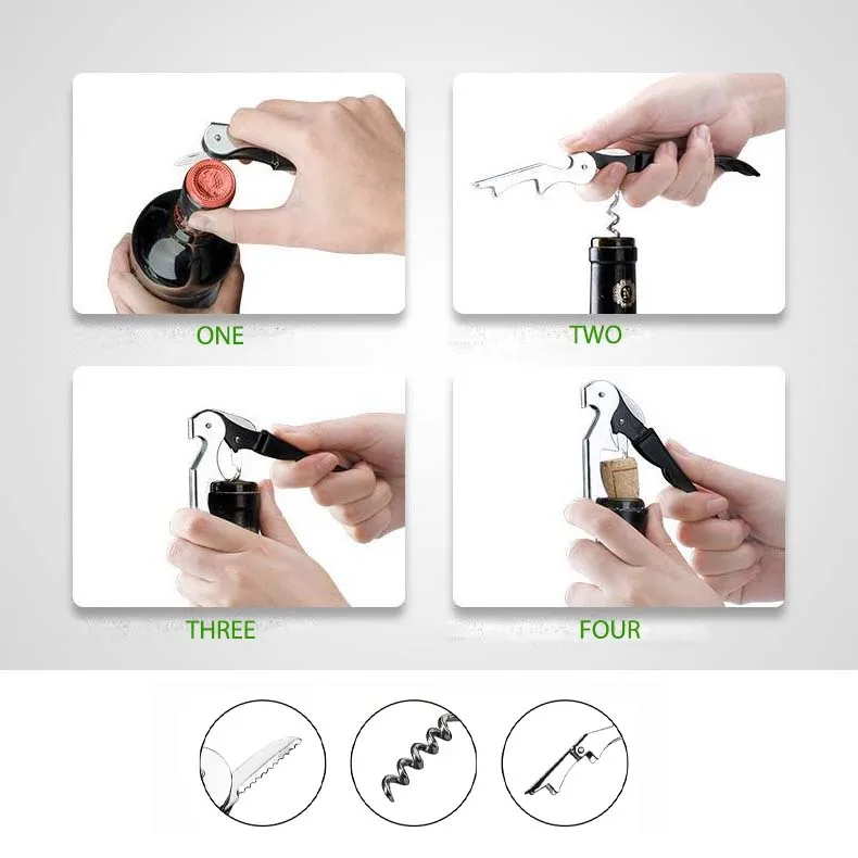 Buying things online Portable Kitchen And Bar multifunctional wine and beer bottle opener corkscrew with logo