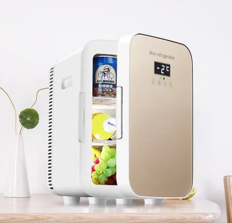 Hot sale 13.5L DC 12V AC 110V 230V Mini Fridge Custom Mobile Home Cold Drink Cola Refrigerator