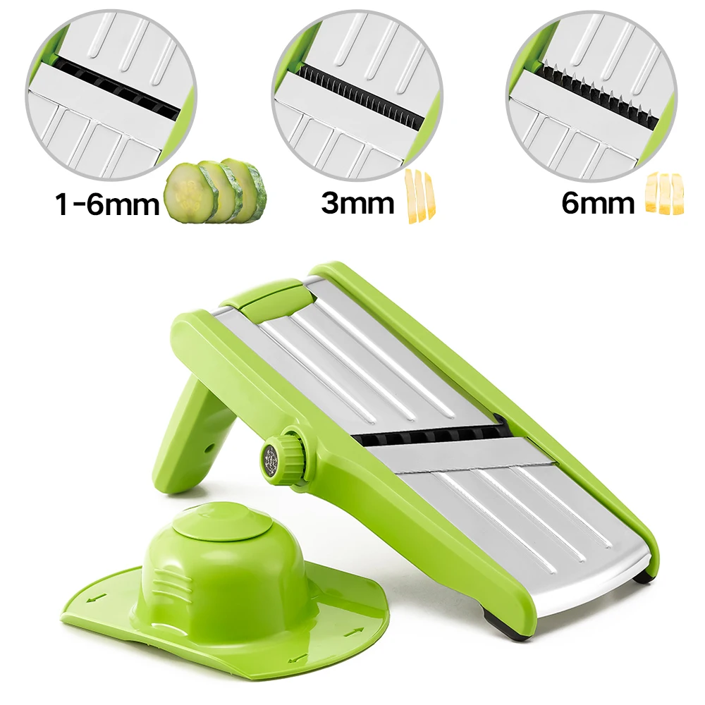 Multi Adjustable stainless steel mandoline slicer Vegetable Choppers
