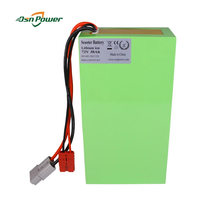 3 KWH 72v 45Ah lithium ion battery pack  for 5000w electric scooter