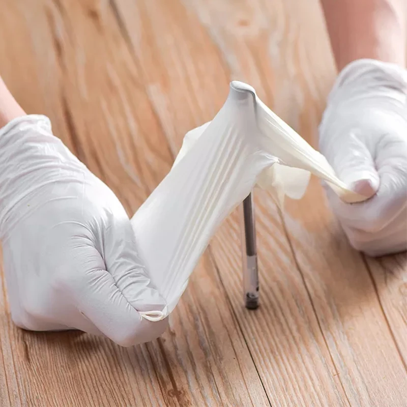 Все размеры эластичные перчатки латексные одноразовые для домашнего защитного использования