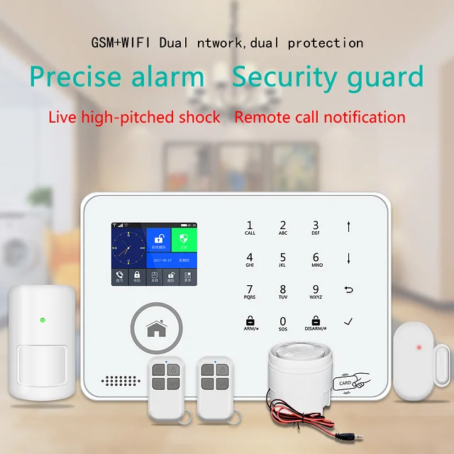 Wi-Fi и GSM 3G Двойная беспроводная домашняя сигнализация камера безопасности