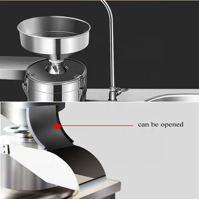 Latest Version Industrial Soymilk And Tofu Machines Soybean Milk Maker Soya Grinder With Separator