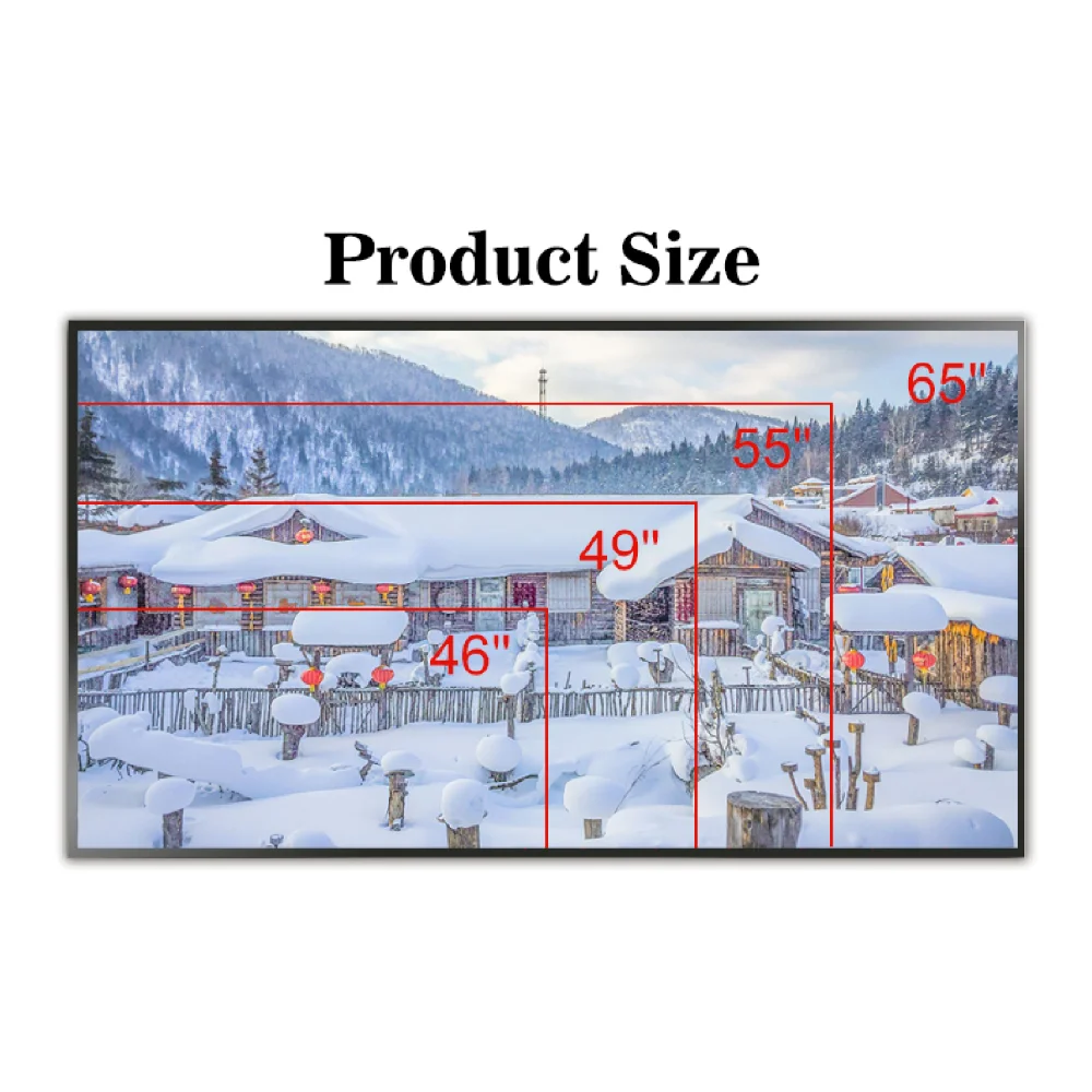 55 Inch Indoor Did Multi Screen Video Wall Narrow Bezel 2x4 1x4 Lcd Splicing Video Wall